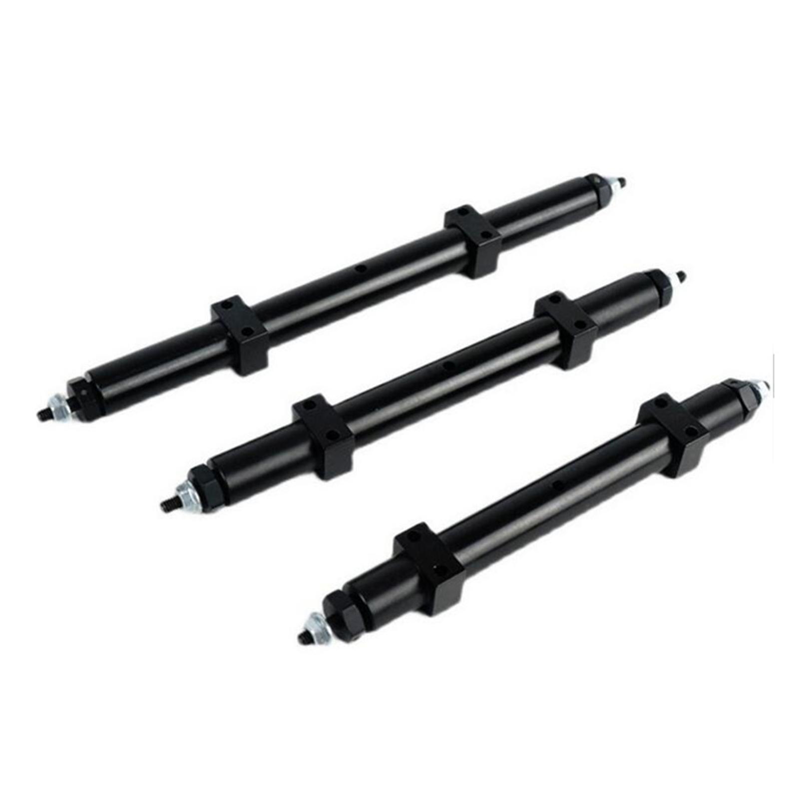 1/14 Black Metal RC Car Axle for Tamiya Tractor Trailer Rear Wheel