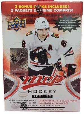 2021 2022 Upper Deck MVP NHL Hockey Blaster Box EXCLUSIVE Gold Parallels 2021-22