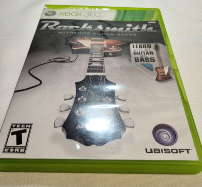 Rocksmith (Microsoft Xbox 360, 2011) Complete CIB Tested