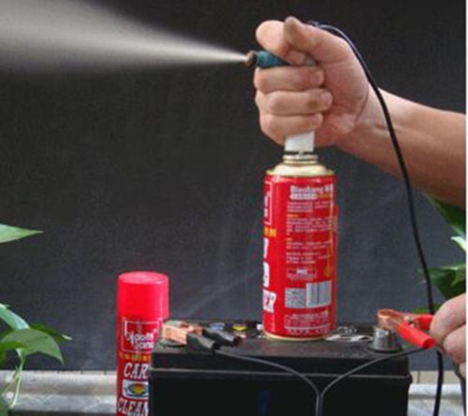 Auto Car Fuel Injector Flush Cleaner Adapter DIY Cleaning Tool Kit Set