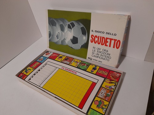 Il Gioco Dello Scudetto EG Anni 70 Gioco In Scatola Vintage Completo Italy - Foto 18 di 24
