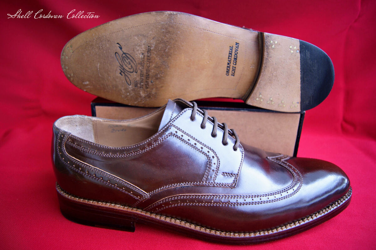 Heinrich Dinkelacker Horse Leather Shell Cordovan UK 8,5 Heinrich Dinkelacker Horse Leather Shell Cordovan UK 8,5
