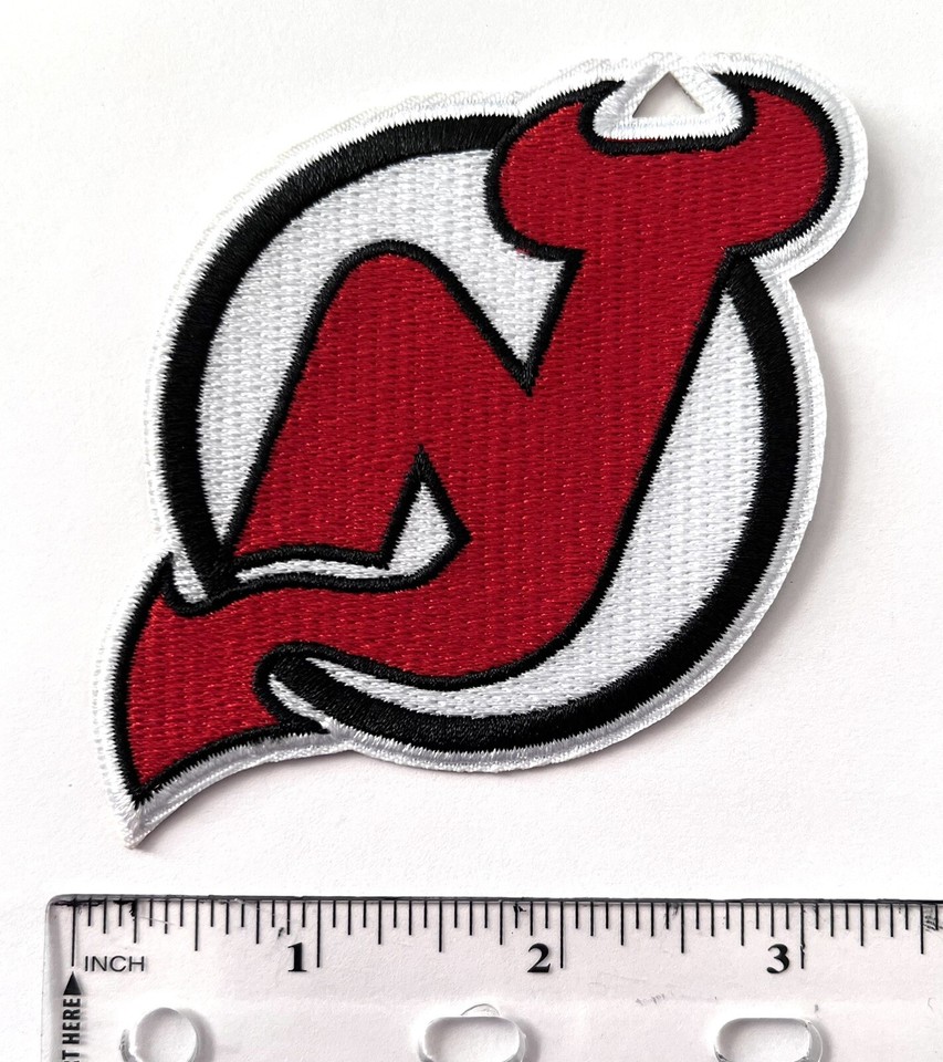 NEW JERSEY DEVILS HOCKEY EMBROIDERED IRON ON PATCH 3.5” X 3.5” FREE ...