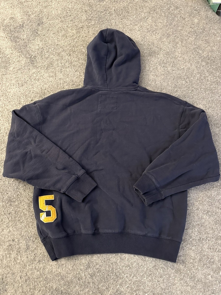 City Wear San Francisco Hoodie Men Small Blue No 415 Long Sleeve