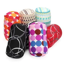 New Home Office Chair Seat Cushion Micro Beads Roll Tube Pillow Back Pain Relief