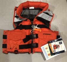 Stearns Flotation Aid Type III PFD Ski Vest Adult Small/Medium ORANGE