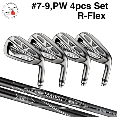 MAJESTY 5、6、7、8、9、Sw、Aw、Pw、8本セット　L MAJESTY Prestigio Obsidian Iron Set #7-9,PW 4pcs Set 2023 LV755