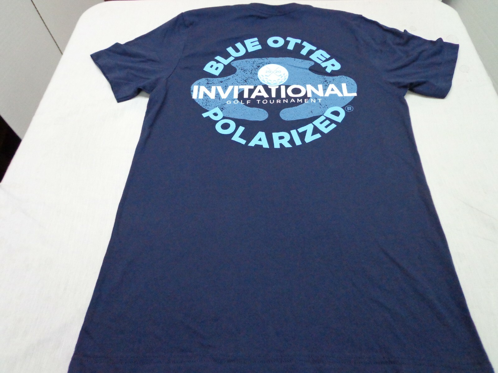 Blue Otter Polarized 2020  Golf Tournament T Shirt  Nine Line   Size Medium 
