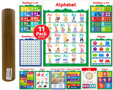 11 Educational Posters for Toddlers Kids Children Preschool  Kindergarten Class