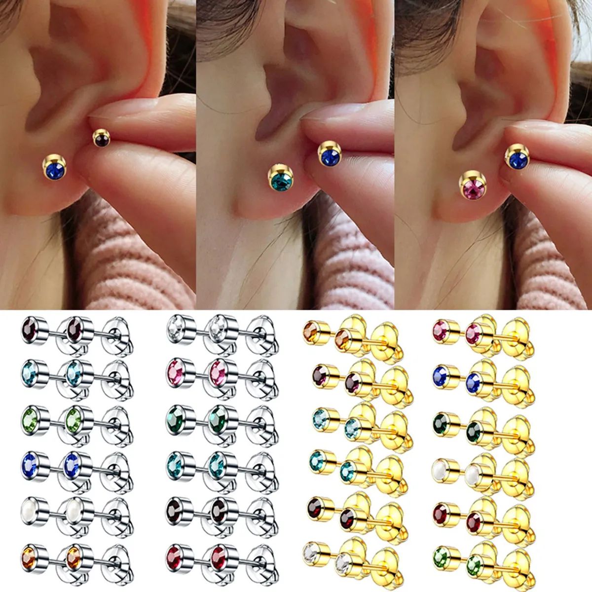 Cartilage Piercing Earrings : Jewelry - Walmart.com-calidas.vn