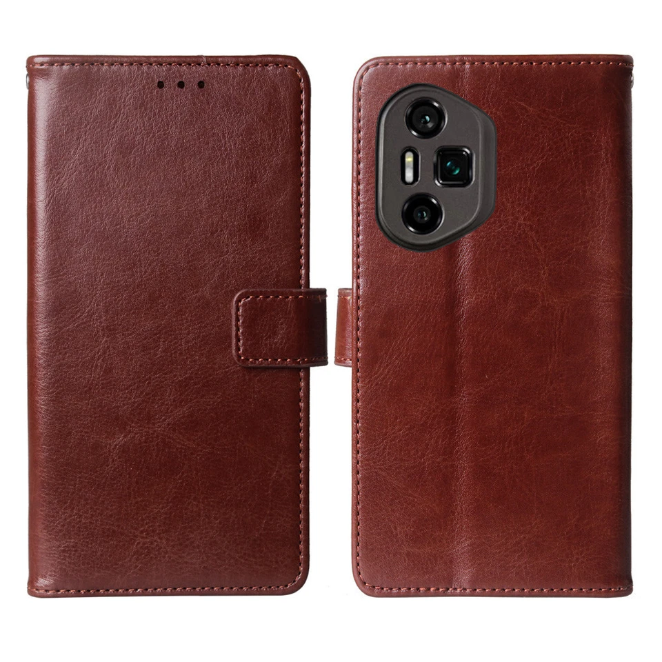 Étui de téléphone en cuir PU à rabat premium pour smartphone - Photo 3/4