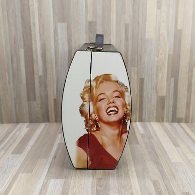 木製ケース入り ヴィンテージ トランプ 　マリリンモンロー Rare Marilyn Monroe Wooden Suitcase Approx 13½