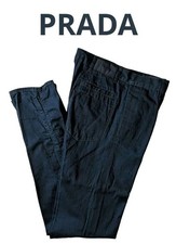 USED (DISCOUNTED ITEM) [PRADA] SLACKS (NAVY) ACCEPTABLE