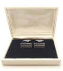 Boxed Vintage GEORG JENSEN, Denmark Sterling Silver Cufflinks # 114.