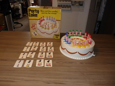 Vintage Pedigree Family Games Party Cake Boxed & Complete 1970s 2-4 Players 3+