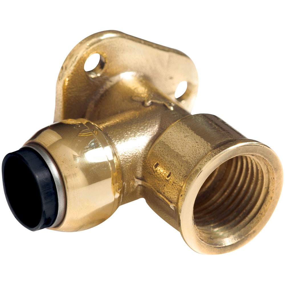 Sealey SharkBite Brass Wingback Elbow 15mm x 1/2""BSP