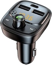 Cargador De Carro Para Celulares Con Blutu Bluetooth Musica Radio FM Llamadas