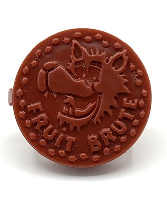 vintage 1976 FRUIT BRUTE Compartment Ring - BROWN - Monster Cereal Premium