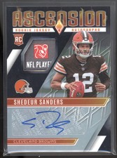 2025 Panini Phoenix Ascension Shedeur Sanders #ARJ-SSS Jersey Auto 2/3 RC