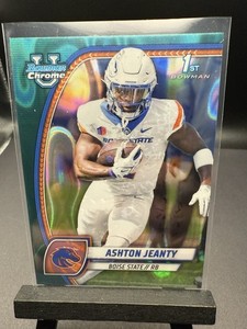 2024 Bowman University Chrome ASHTON JEANTY #17 Teal Lava Refractor Rookie RC