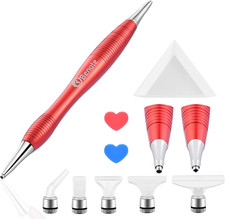 Ergonomic Diamond Art Painting Pen, Metal Diamond Drill Pen Tools 5D Diamond Acc