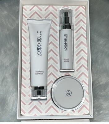 NWT/NIB Lorde + Belle 3-Step CC Skincare Regimen Trio 3-Pc Boxed Set - MSRP $199