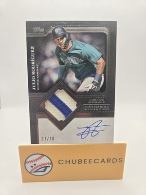 スポーツ選手 06/50 JULIO RODRIGUEZ AUTOGRAPH CARD 2025 Topps Series 2 Julio Rodriguez Auto Patch 1/10 Seattle