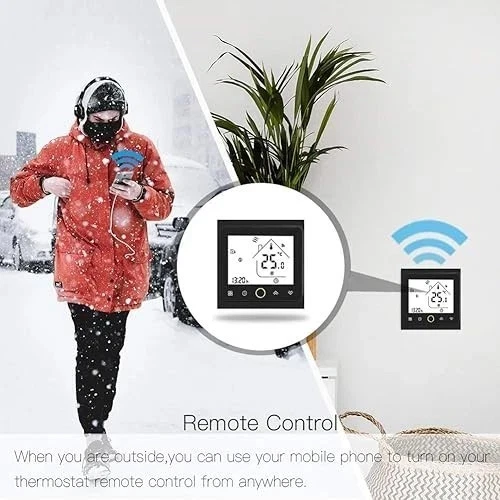 MOES GB termostato di vita intelligente WiFi, Tuya APP 5+1 - Image 4 of 4