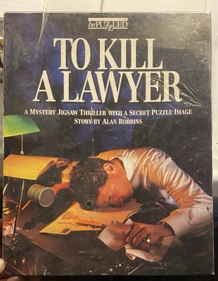 Be puzzled To Kill A Lawyer Secret Image Story By Alan Robbin s