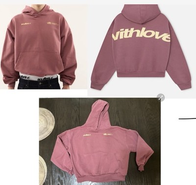 Scuffers Sign Burgundy Unisex Cotton Boxy Fit Hoodie, Double Moon Logo 
