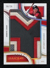 2023 Panini Immaculate Jumbo Memorabilia Jersey Number 36/36 Jordan Lawlar