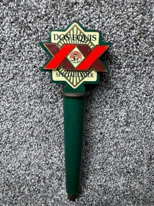 Dos Equis Beer Tap Handle Green Red Multicolor Logo Lager Special Lager