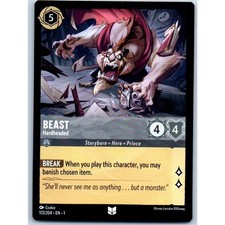 Beast HardHeaded 172/204 Disney Lorcana Card