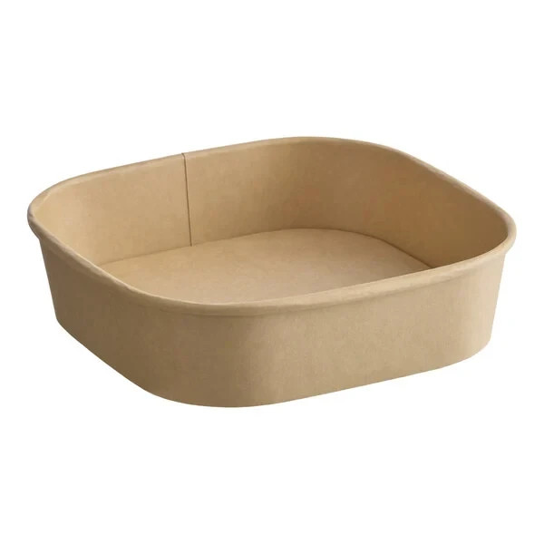Kraft 24oz Square Salad Bowls – 300unit/case No Lids