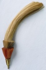 19TH CENTURY CAVALRY HELMET HORSEHAIR PLUME