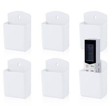 6 Pack Remote Control Holder Wall Mount Self Adhesive Media Controller Organi...