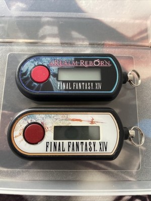 Final Fantasy XIV A Realm Reborn Security Token Code Generator 2 Lot Rare Relic