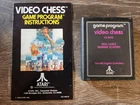 Atari 2600 Game Program 1979 Video Chess with Manual CX2645 - Good Condition