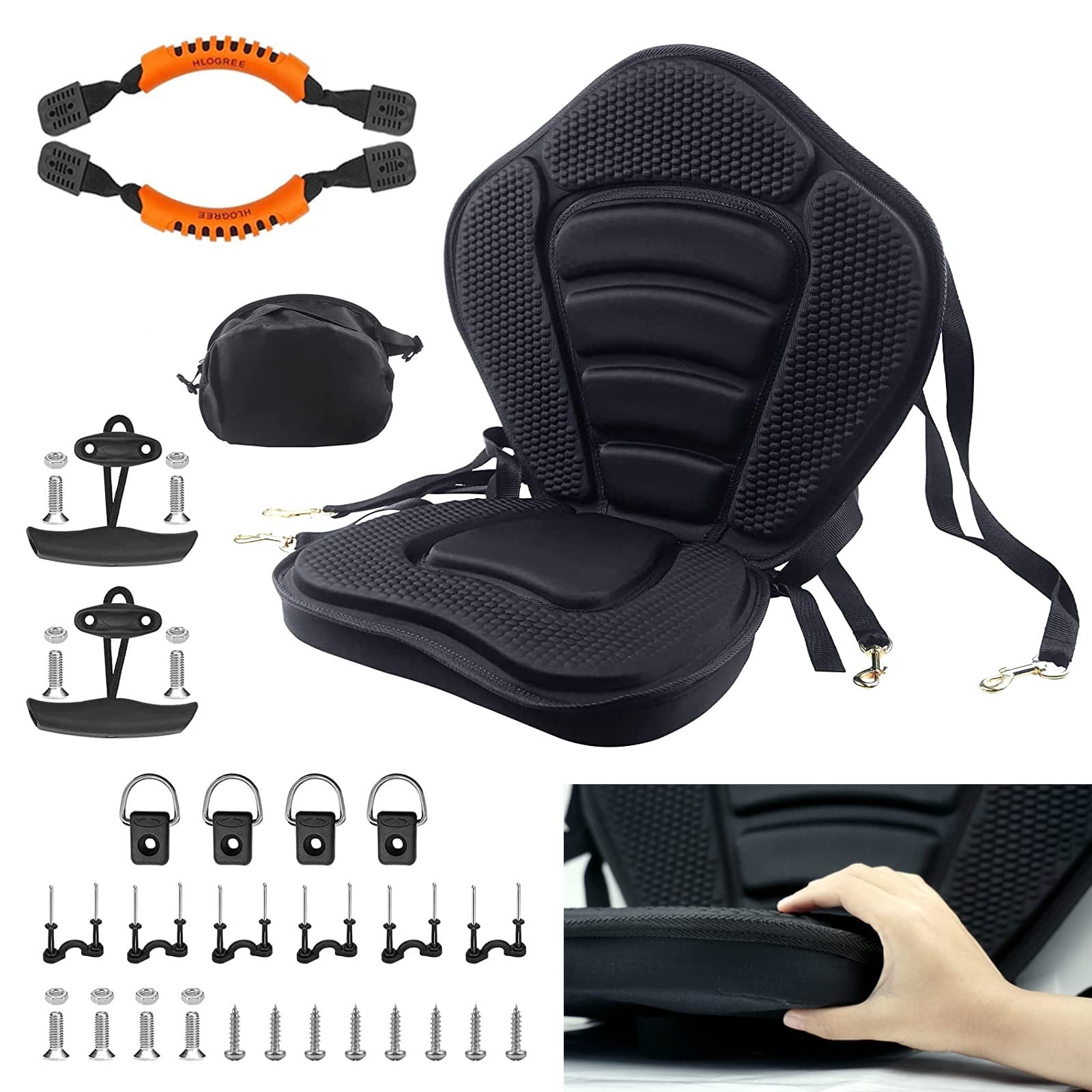 Seats - 1/2 Pck, Thicken Padded Seat Cushion With Back Suppo