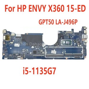 For HP ENVY X360 15-ED 15T-ED Laptop Motherboard GPT50 LA-J496P i5-1135G7 Tested