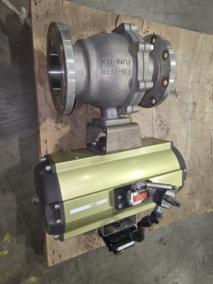 FlowTek Flanged Ball Valve 6'' 6-150 316 SS F15 CF8M Flowserve SNA250S07L Nova