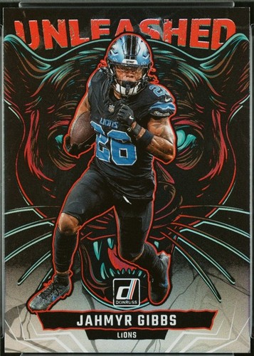 2025 Panini Absolute - Kaboom! Horizontal Jahmyr Gibbs #29 (PSA 8