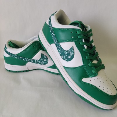 NIKE Dunk Low Green Paisley Gr. 45