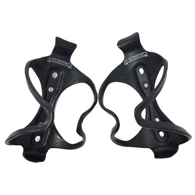 Arundel Mandible Carbon Fiber Water Bottle Cage Pair 3K Matte Black EXCELLENT