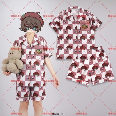 Anime Identity V Edgar Valden Painter Cosplay Pajamas T-shirt Shorts Home sets