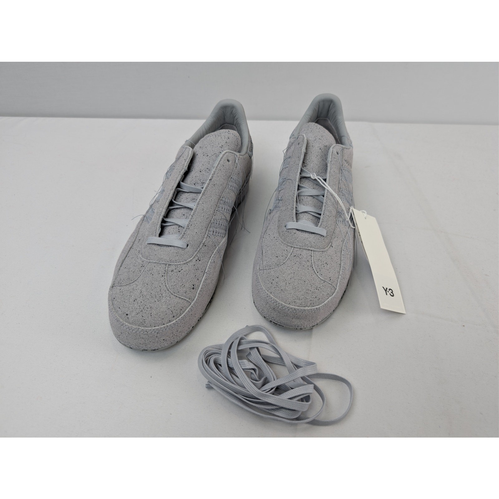 Y-3 Gazelle Low-Top Sneakers in Gray BNWB 10 US image 9