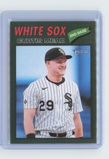 2026 Topps Heritage Curtis Mead Dark Green #303 Chicago White Sox
