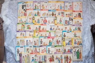 62 Vintage 1970s Children's Sewing Patterns for Baby/Toddler/Child HUGE LOT!
