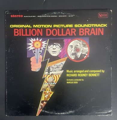 OST Richard Rodney Bennett BILLION DOLLAR BRAIN LP VG+ Michael Caine UAL 5174