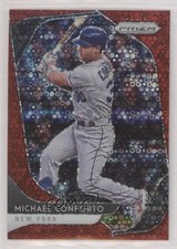2020 Prizm Tier II Quick Pitch Red Donut Circle 76/99 Michael Conforto #178 1p5
